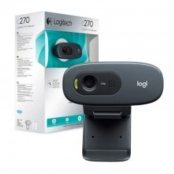 Camara Web Webcam Logitech C270 HD 720p con Micrófono