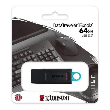 Pendrive Kingston 64 GB Exodia USB 3.2
