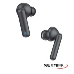 Auriculares Bluetooth Netmak Air 5 Pro Negros